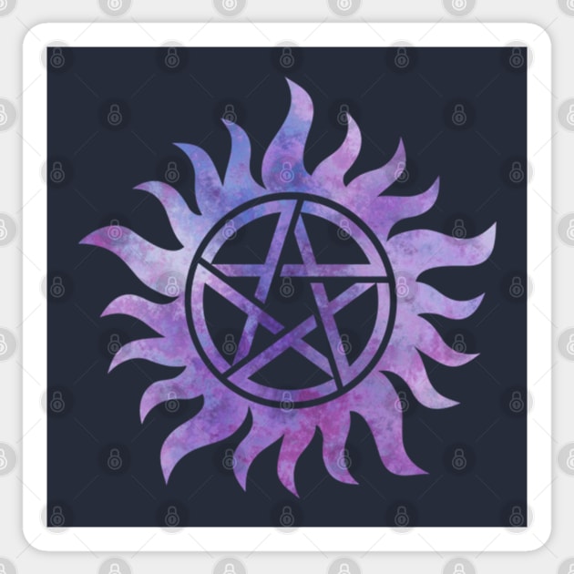 ANTI - SPN VIOLET Sticker by GreatSeries